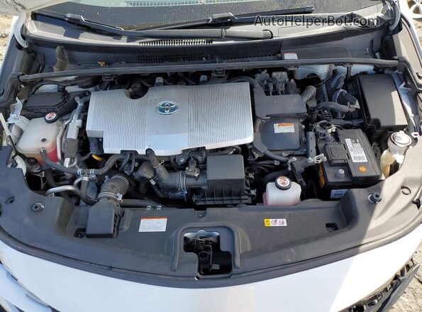 JTDKARFP4L3145088 2020 TOYOTA PRIUS Белый Вид задней части салона