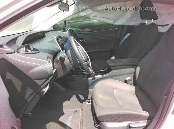JTDKARFP4L3145088 2020 TOYOTA PRIUS Белый Вид салона спереди