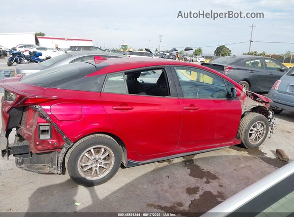 JTDKARFP5H3053656 2017 TOYOTA PRIUS PRIME Red Vista interior de 360 grados