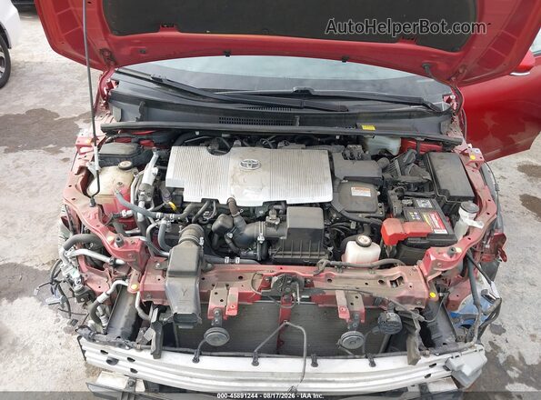JTDKARFP5H3053656 2017 TOYOTA PRIUS PRIME Red Vista trasera