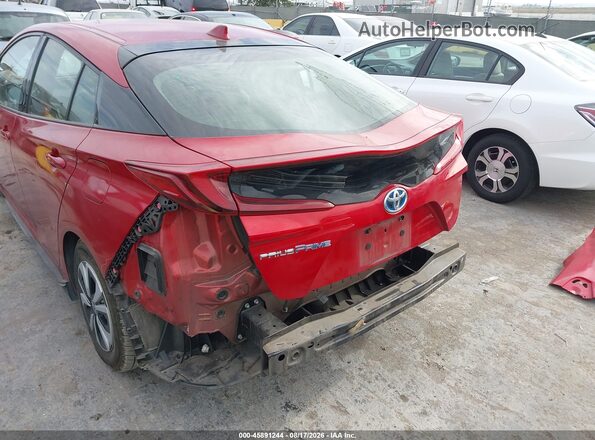 JTDKARFP5H3053656 2017 TOYOTA PRIUS PRIME Red 