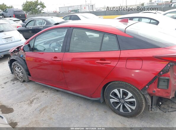 JTDKARFP5H3053656 2017 TOYOTA PRIUS PRIME Red 