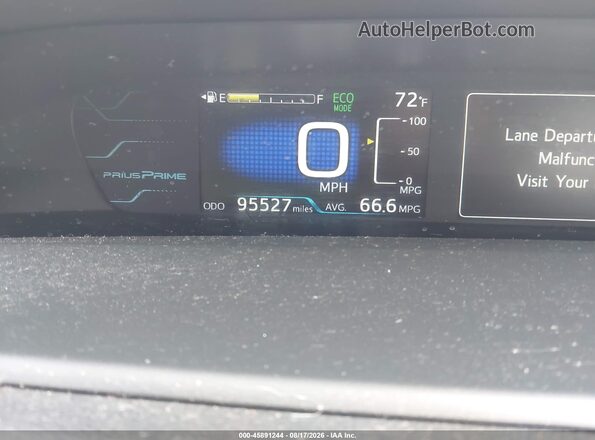 JTDKARFP5H3053656 2017 TOYOTA PRIUS PRIME Red 