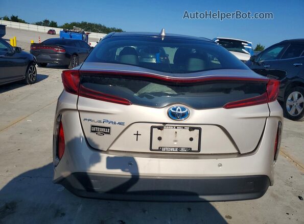 JTDKARFP5J3076604 2018 TOYOTA PRIUS Silver Вид ззаду