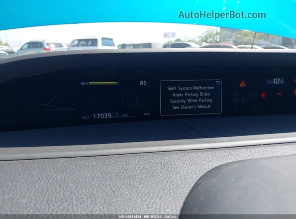 JTDKARFP5K3114883 2019 TOYOTA PRIUS PRIME Blue Вид задніх сидінь