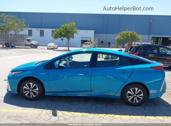 JTDKARFP5K3114883 2019 TOYOTA PRIUS PRIME Blue Панорамний вид салону 360°