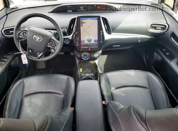 JTDKARFP5L3154639 2020 TOYOTA PRIUS Black Առջևի վահանակի տեսք