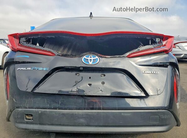 JTDKARFP5L3154639 2020 TOYOTA PRIUS Black Հետևի տեսք