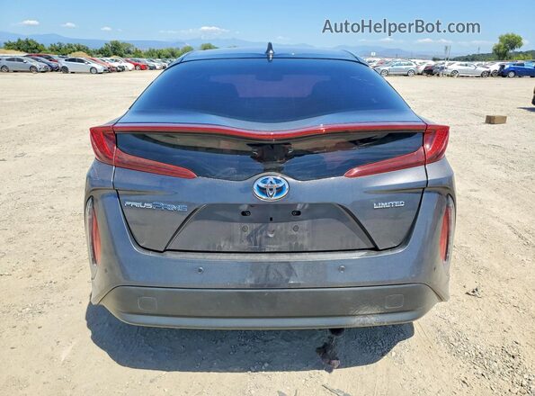 JTDKARFP5L3159999 2020 TOYOTA PRIUS Gray Հետևի տեսք