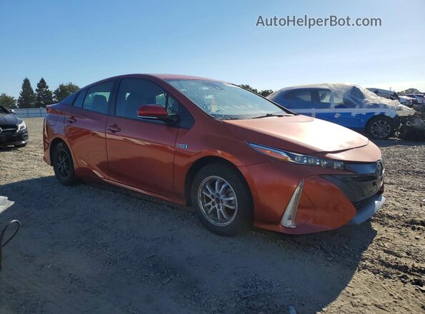 JTDKARFP7H3064223 2017 TOYOTA PRIUS Orange Front right