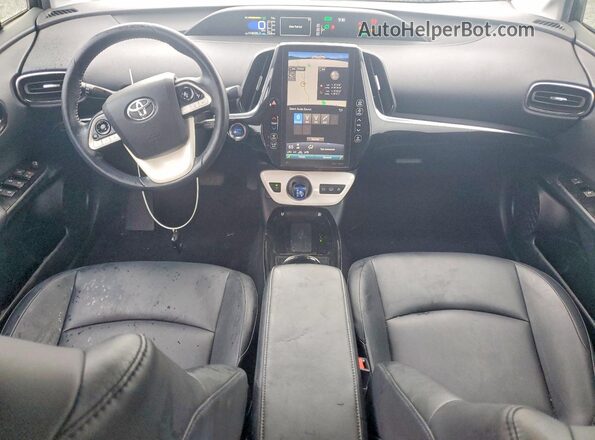 JTDKARFP7J3087264 2018 TOYOTA PRIUS Silver Առջևի վահանակի տեսք