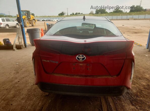 JTDKARFP7L3140922 2020 TOYOTA PRIUS Красный Вид сзади