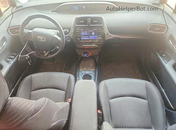 JTDKARFP7L3140922 2020 TOYOTA PRIUS Красный Вид панели приборов