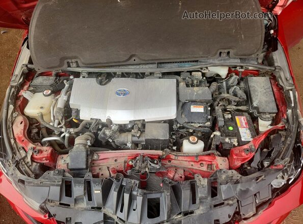 JTDKARFP7L3140922 2020 TOYOTA PRIUS Красный Вид задней части салона