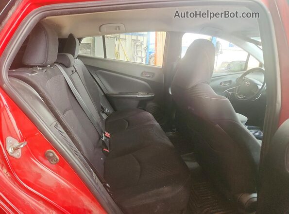 JTDKARFP7L3140922 2020 TOYOTA PRIUS Красный Вид задних сидений