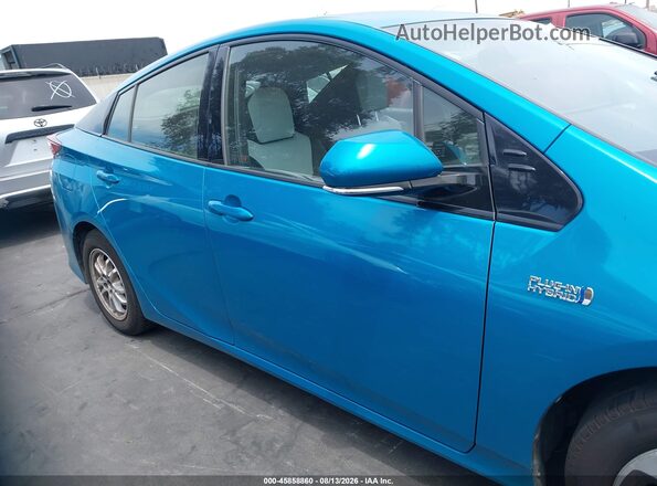 JTDKARFP8H3013636 2017 TOYOTA PRIUS PRIME Teal Սալոնի 360 աստիճան տեսք
