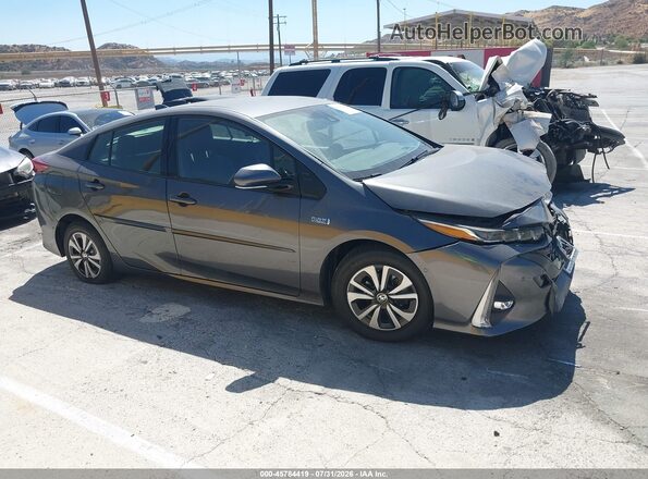 JTDKARFP8H3021025 2017 TOYOTA PRIUS PRIME Gray Widok wnętrza z tyłu
