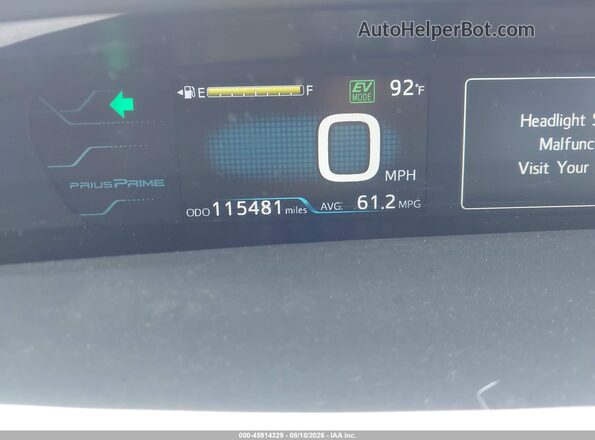 JTDKARFP8H3060102 2017 TOYOTA PRIUS PRIME Silver 