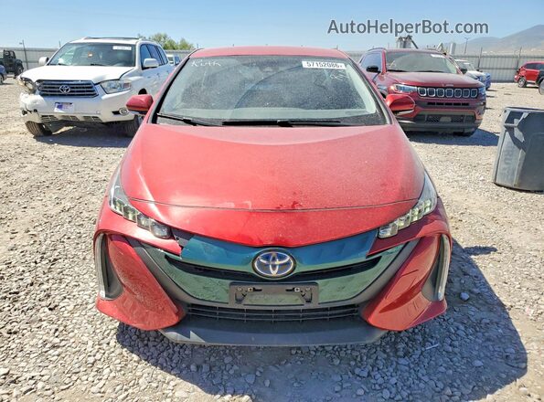 JTDKARFP8H3065736 2017 TOYOTA PRIUS Red წინა ხედი