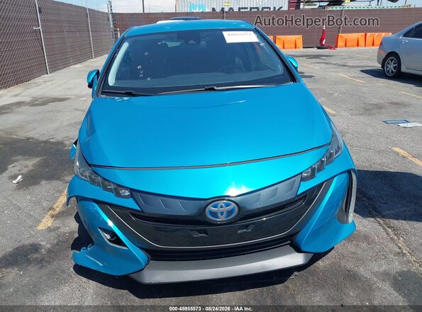 JTDKARFP8K3118359 2019 TOYOTA PRIUS PRIME Blue ხელსაწყოთა პანელის ხედი