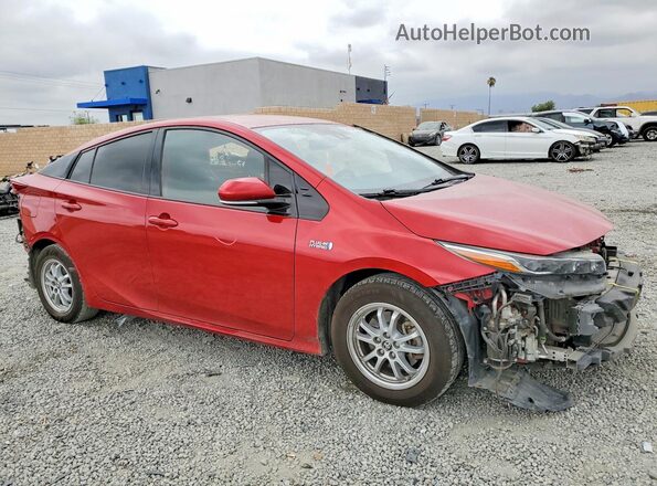 JTDKARFP8L3133221 2020 TOYOTA PRIUS Red Delantero derecho