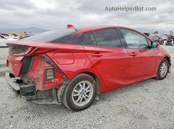 JTDKARFP8L3133221 2020 TOYOTA PRIUS Red Trasero derecho