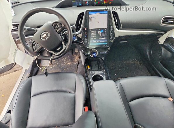 JTDKARFP8L3136930 2020 TOYOTA PRIUS Gray Widok deski rozdzielczej