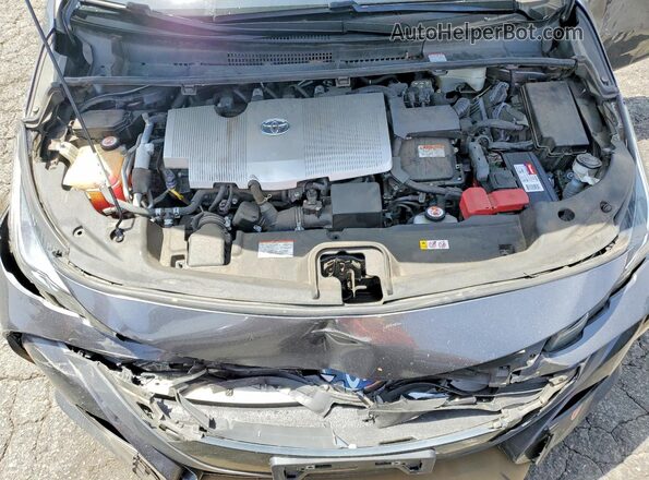 JTDKARFP8L3152500 2020 TOYOTA PRIUS Gray უკანა სალონის ხედი