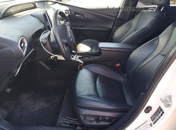 JTDKARFPXL3135570 2020 TOYOTA PRIUS White Widok wnętrza z przodu