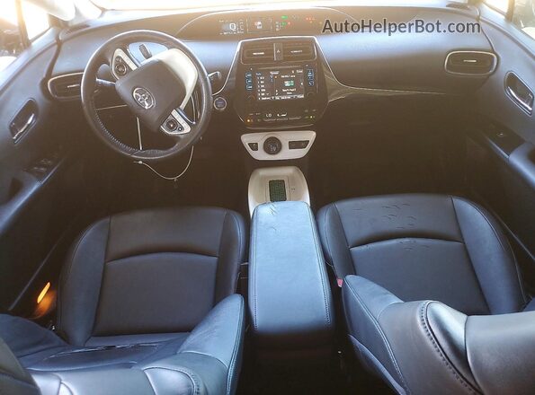JTDKARFU0G3000156 2016 TOYOTA PRIUS Turquoise Widok deski rozdzielczej