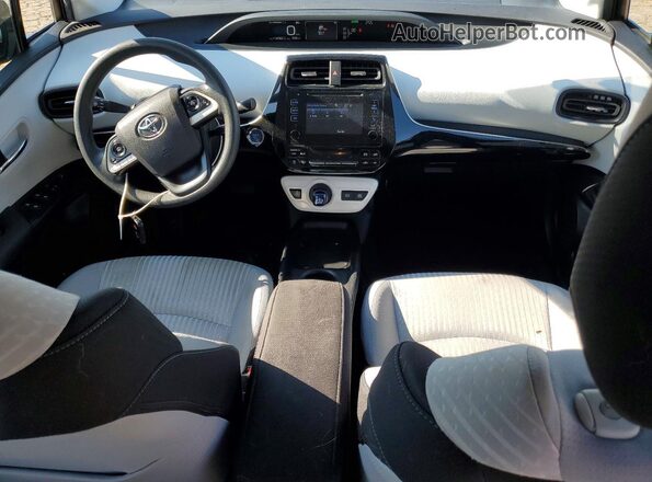 JTDKARFU0G3027566 2016 TOYOTA PRIUS Silver Widok deski rozdzielczej