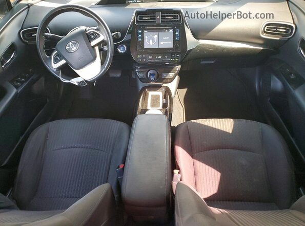JTDKARFU0H3034650 2017 TOYOTA PRIUS White Առջևի վահանակի տեսք