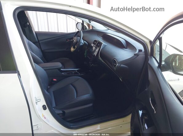 JTDKARFU0H3035152 2017 TOYOTA PRIUS White Vista interior delantera