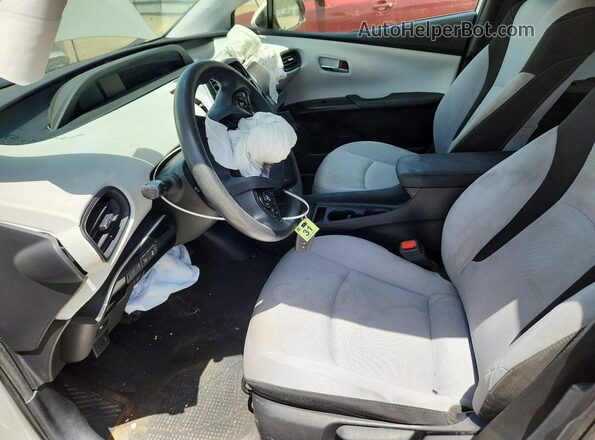 JTDKARFU0K3092930 2019 TOYOTA PRIUS Белый Вид салона спереди