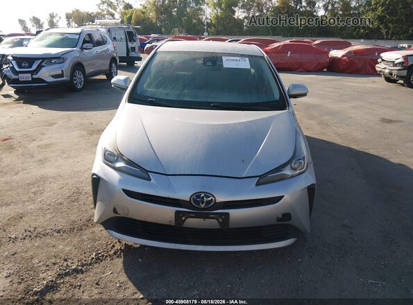 JTDKARFU1L3103516 2020 TOYOTA PRIUS Silver Սարքավորումների վահանակի տեսք
