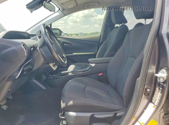 JTDKARFU2H3030180 2017 TOYOTA PRIUS Gray Vista interior delantera