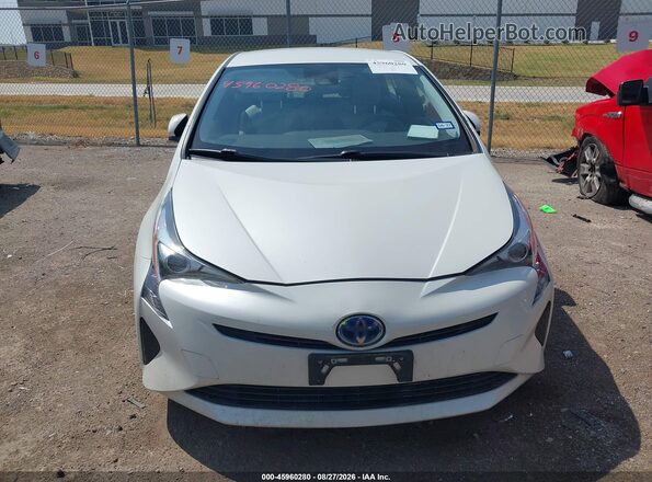 JTDKARFU2H3039543 2017 TOYOTA PRIUS White Instrument cluster view
