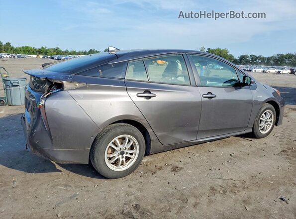 JTDKARFU2H3544319 2017 TOYOTA PRIUS Gray Задня права чверть