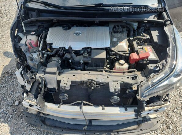 JTDKARFU2K3086949 2019 TOYOTA PRIUS Gray Вид задньої частини салону