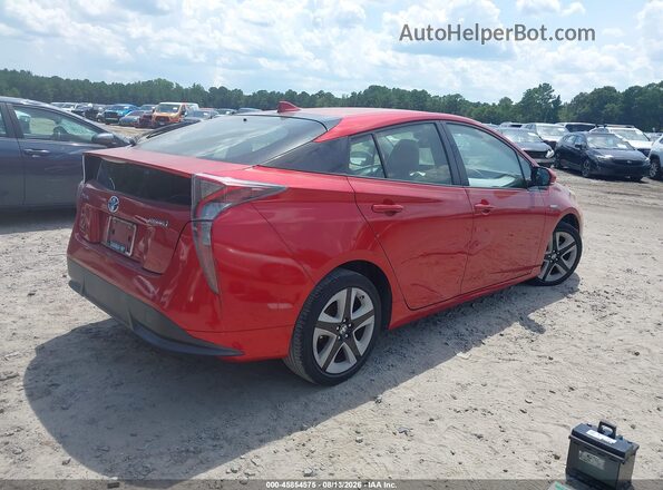 JTDKARFU3H3530199 2017 TOYOTA PRIUS Red Rear right