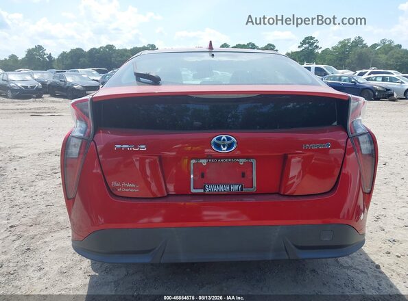JTDKARFU3H3530199 2017 TOYOTA PRIUS Red 