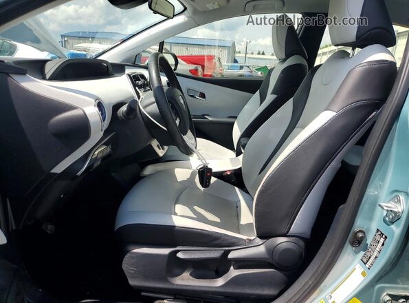 JTDKARFU4G3010723 2016 TOYOTA PRIUS Teal Widok wnętrza z przodu