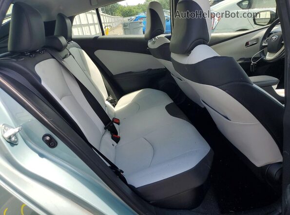 JTDKARFU4G3010723 2016 TOYOTA PRIUS Teal Widok tylnych siedzeń