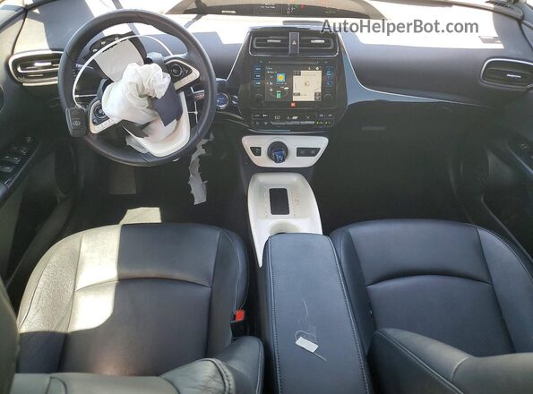 JTDKARFU4G3014206 2016 TOYOTA PRIUS Blue Dashboard view