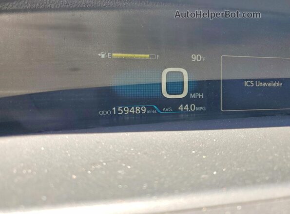JTDKARFU4G3014206 2016 TOYOTA PRIUS Blue Instrument cluster view