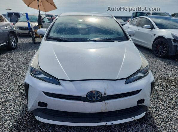 JTDKARFU4K3087004 2019 TOYOTA PRIUS White Vista frontal