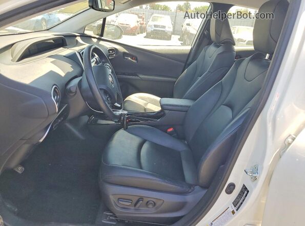 JTDKARFU5K3083348 2019 TOYOTA PRIUS White Vista interior delantera