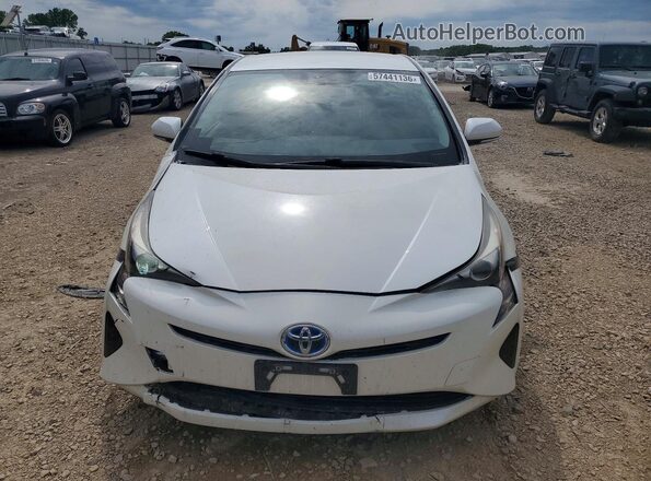 JTDKARFU7G3506485 2016 TOYOTA PRIUS White წინა ხედი