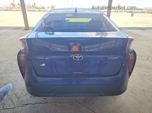 JTDKARFU7G3515686 2016 TOYOTA PRIUS Blue Widok z tyłu
