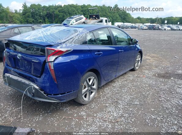 JTDKARFU9J3550642 2018 TOYOTA PRIUS Blue უკანა მარჯვენა